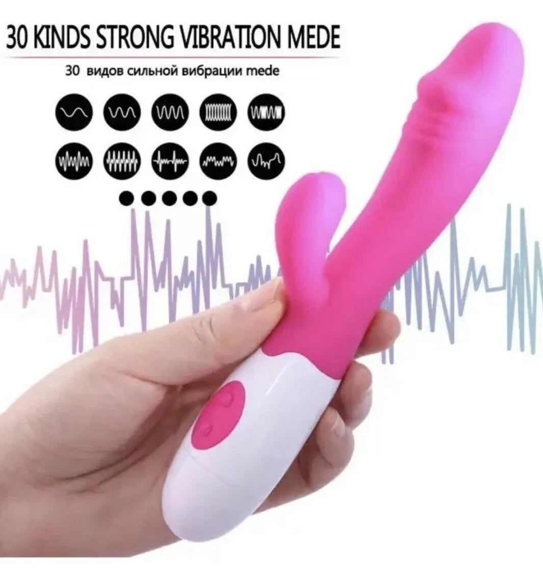 30 Speed G Spot Rabbit Vibrator Dildo Sex Toy for Women and Man Anal and Vaginal Massager Female