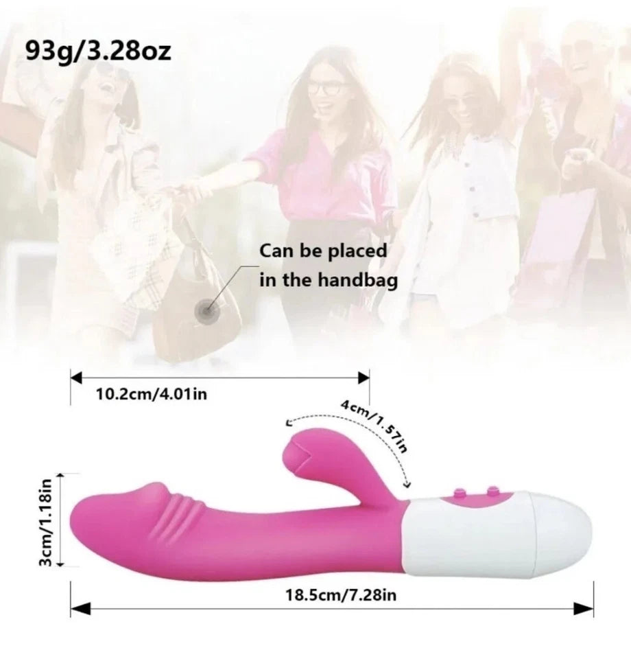 30 Speed G Spot Rabbit Vibrator Dildo Sex Toy for Women and Man Anal and Vaginal Massager Female