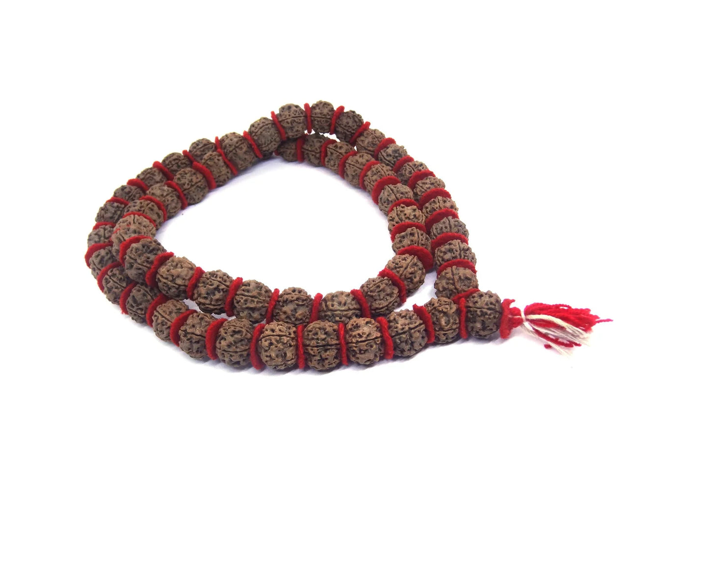 5 Mukhi Rudraksha Kantha / Mala Nepali 54 +1 Beads