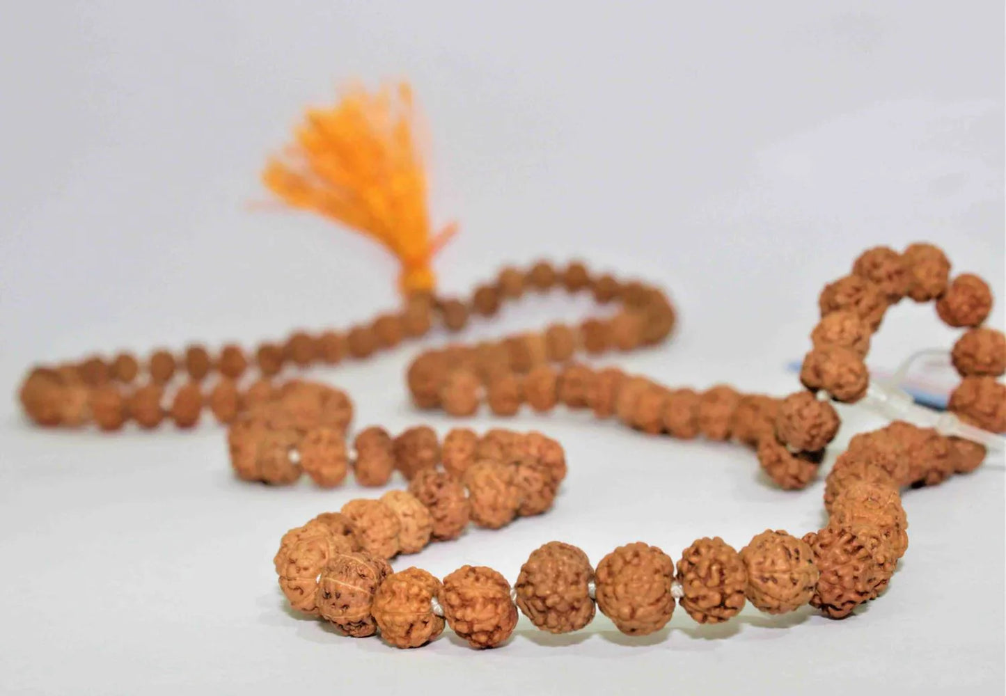 Natural 7 Mukhi Rudraksh Mala -Indonesian Origin (72+1) Beads
