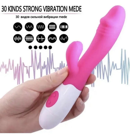 30 Speed G Spot Rabbit Vibrator Dildo Sex Toy for Women and Man Anal and Vaginal Massager Female